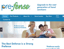 Tablet Screenshot of prefense.com